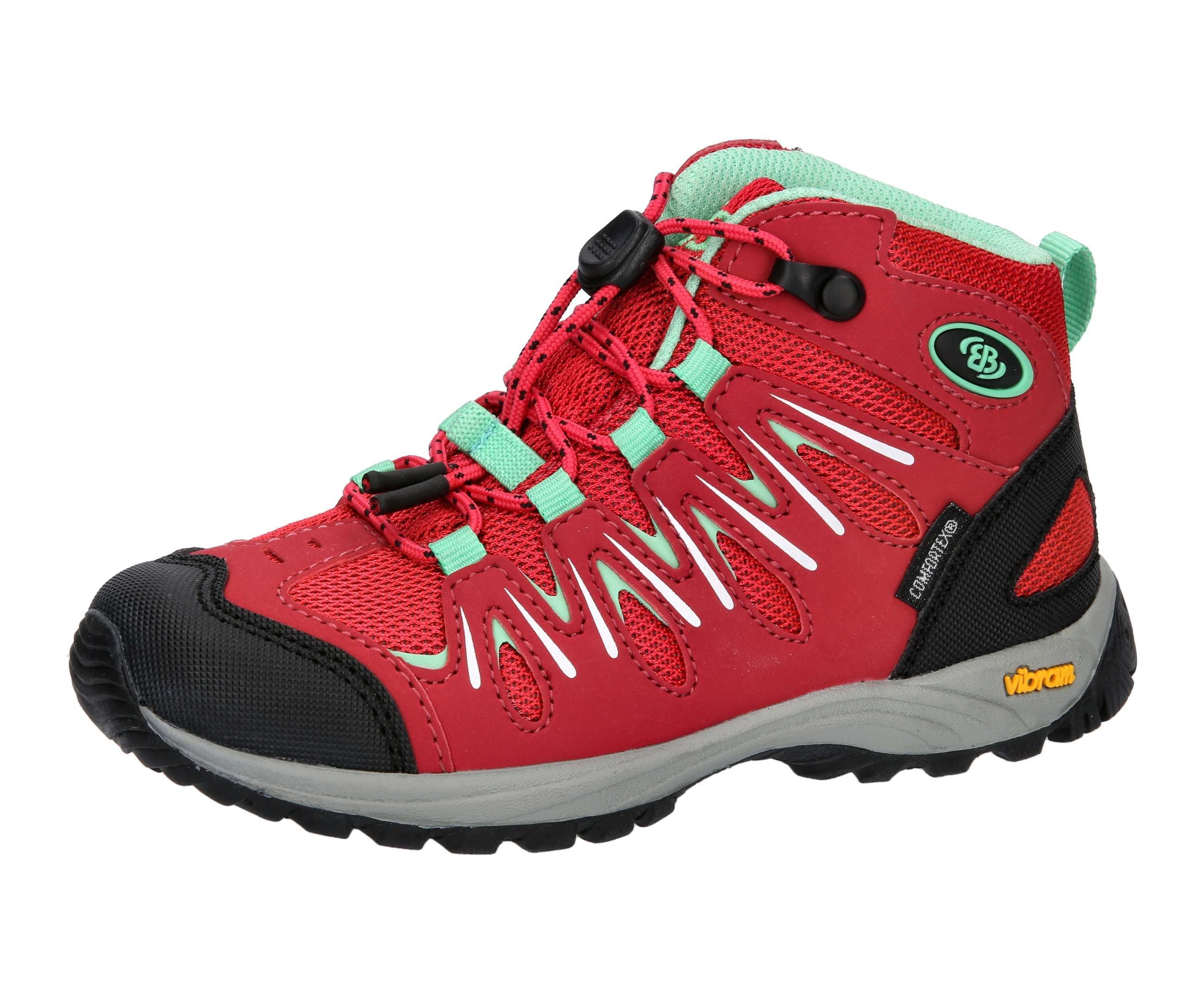 Wanderschuh BRÜTTING "Outdoorstiefel Expedition Kids High", Kinder, Gr. 31, rosa, Synthetik, Schuhe Wanderschuh