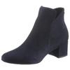 Stiefelette TAMARIS, Damen, Gr. 41, blau (dunkelblau), Textil, elegant, Schuhe, Blockabsatz, Ankleboots, Abendschuh in veganer Verarbeitung