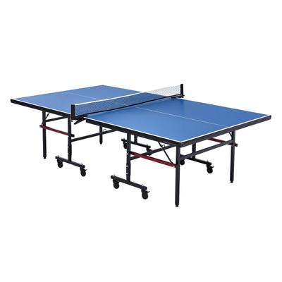VEVOR Ping Pong Table Foldable Ping Pong Table 10 Minute Easy Assembly, 18mm Tabletops - 107.9x60x30 inch