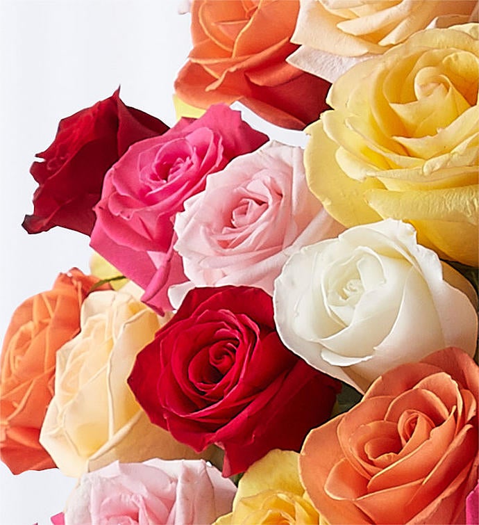 1-800-Flowers Birthday Delivery Milestone Birthday Bouquet 18 Stems Of Multicolored
