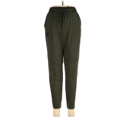 Track Pants - High Rise: Green Activewear - Women's Size Medium