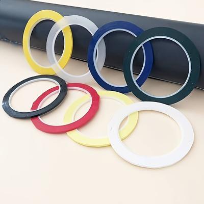 TEMU 66 Meters Per Roll, 0.3cm Wide Fluorescent Tape Whiteboard Tape Assorted Colors, Thin Tape For Dry Erase Board, Whiteboard Accessories, Dry Erase Board Accessories, Chart Tape, Graphic Tape Image