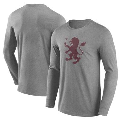 Aston Villa Chromatic Graphic Langarm-T-Shirt – Sportgrau – Herren Image