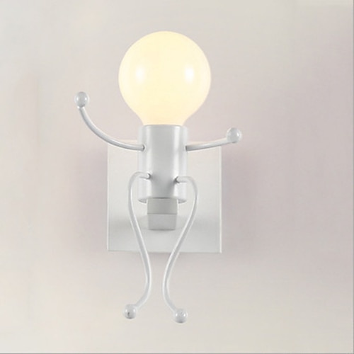 retro industrie wind tieyi innenwandleuchte wandleuchten wandleuchte led designer persönlichkeit kreativ flur mann roboter 110v-120v 220-240v Image