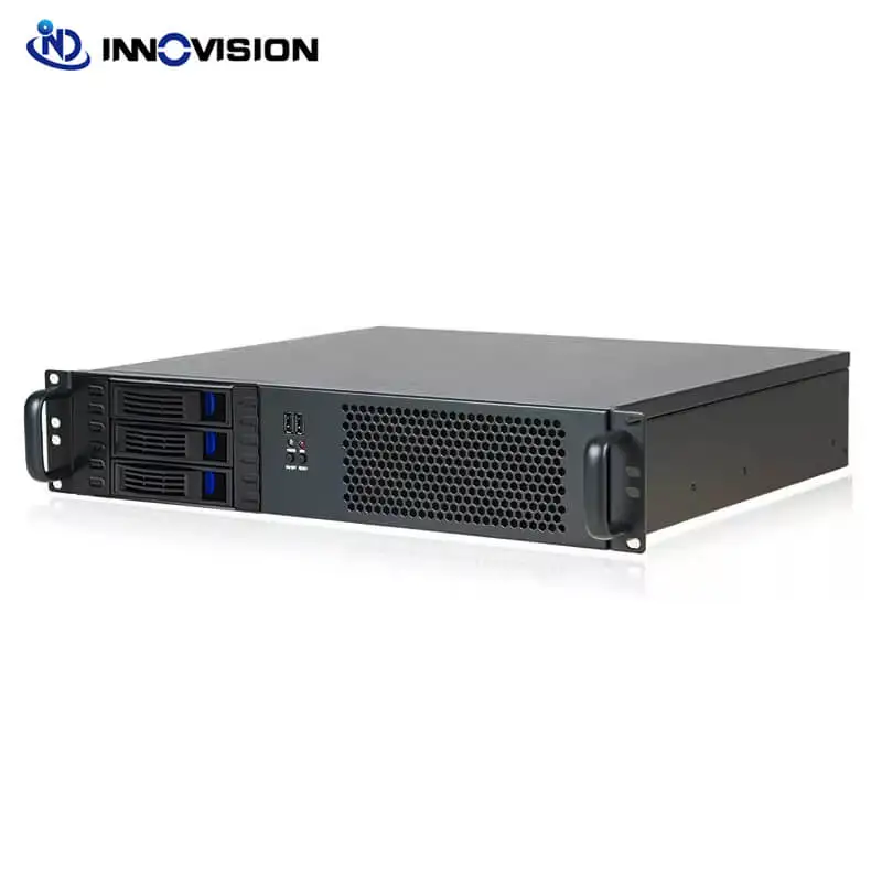 Custodia Ultra corta 2U L390 supporto ATX Powersupply mirco ATX scheda madre con 3 alloggiamenti HDD Hotswap 2U firewall gateway DVR NAS case