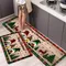 Merry Christmas Gnome Xmas Tree Pattern Kitchen Rugs Living Room Bedroom Entrance Carpets Balcony