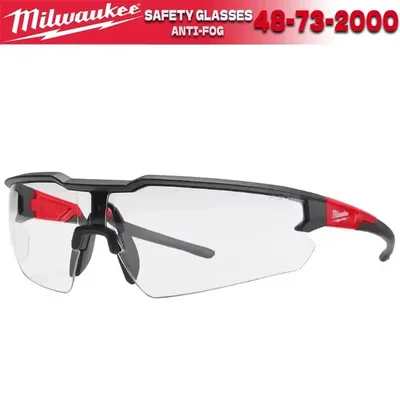 MILWAUKEE 48-73-2000 Clear Safety Glasses Power Tool Accessories Milwaukee Tool 48-73-2000A