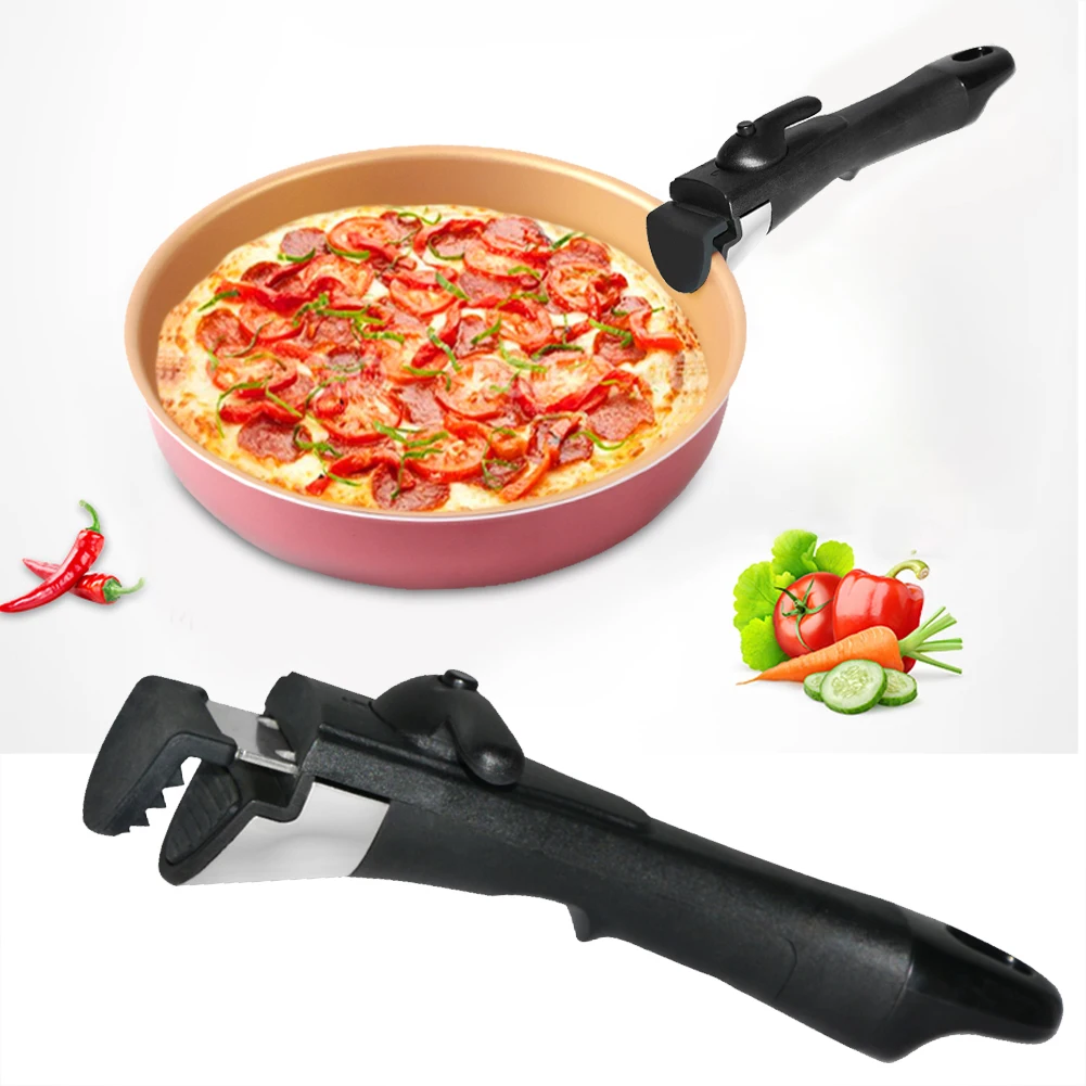 Poignée de casserole anti-brûlure ergonomique universelle, poignée de cuisine, poignée de casserole, poignée de cuisine, accessoires de cuisine