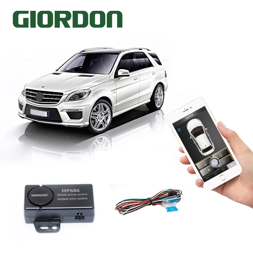 GIORDON avec démarrage à distance et commandes Bluetooth système d