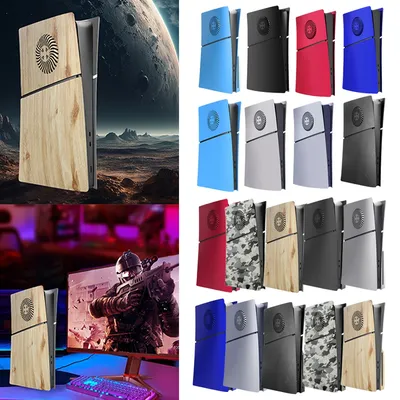 Abdeckplatten kratz feste Schutzhülle staub dichte Schutzhülle mit Kühl schlitzen für ps5 slim Image