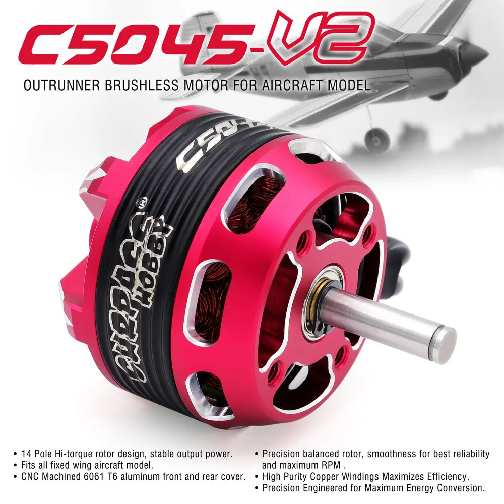 ÜBERTREFFEN HOBBY Bürstenlosen Motor 3-6S C5045 C5055 C5065 Für RC Flugzeug Flugzeug Multicopter Bürstenlosen Außenläufer Motor
