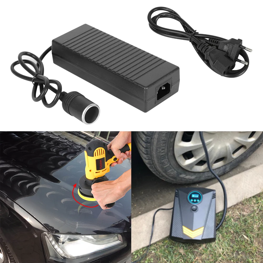 Zigaretten anzünder Konverter liefern Feuerzeug 110V/ 220V bis 12V 15a Netzteil AC/DC konvertieren eu us uk Stecker Image