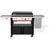 Weber - Piastra Barbecue slate gpsb a Gas da 76 cm con 3 Bruciatori + Fornello Laterale Cod. 1500247