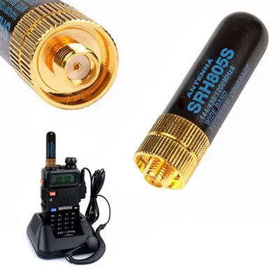 1pc Mini SRH-805S 5CM SMA-F Female Dual Band Antenna 50OHM for BAOFENG UV-5R BF-888S Radio SRH-805S