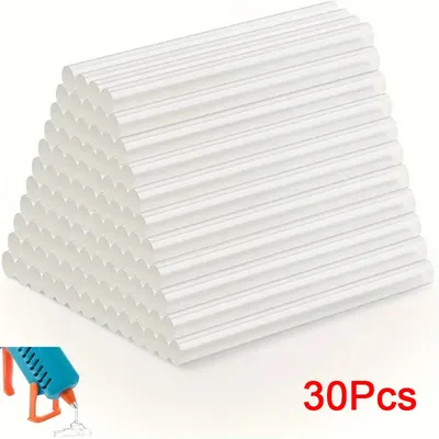 30pcs/Set ESPLB 7mmx150mm Hot Melt Glue Sticks Transparent Craft Hand Repair Tools for Glue Gun DIY