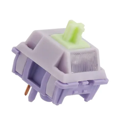 35 Pieces EPOMAKER Wisteria V2 Linear Pre-lubed 5Pin 38gf Lightning Diffuser Creamy Switch Keyboard