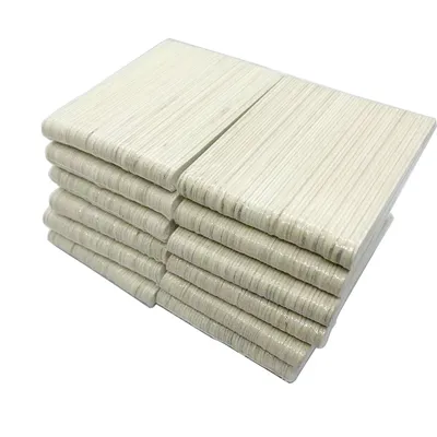 600 pcs white wooden nail file 100/180 80/80,120/120 wood emery board nail file manicure tool