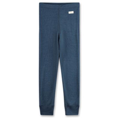 Sanetta - Kid's Hose long Wool / Silk Wool - Merinounterwäsche Gr 92 blau