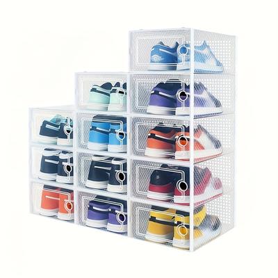 TEMU Rack - , Clear , Organizer For Closet, , For Entryway, , Cabinets, Racks