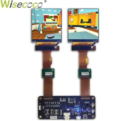 120Hz VR Displays 2.9 Inch 1440*1440 Dual Screen IPS LCD Display Panel MIPI Controller Board for AR VR Headset Application