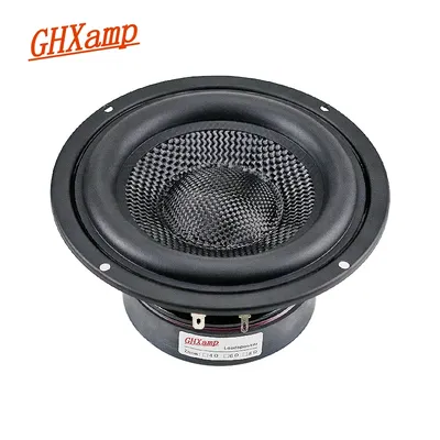GHXAMP 5.25 inch 148mm Fiberglass Subwoofer HIFI Speaker Home Theater Car audio Upgrade High Power Waterproof 4OHM 60W 50HZ 1PC