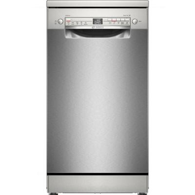 Bosch Serie 2 SPS2HKI42E Freistehender Geschirrspüler, Höhe 84,5 cm, Breite 45 cm, Silver Inox