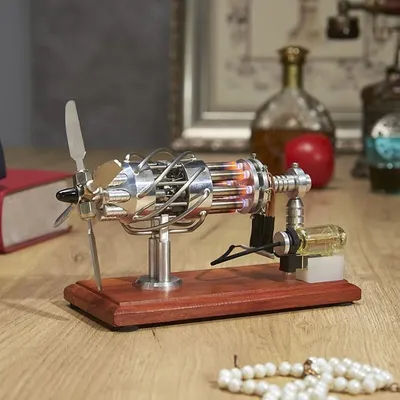 Auf lager 16 Taumelscheibe Stirling Motor Verbrennungs Motor Modell Fabrik Verkäufe Wissenschaft und Image