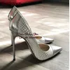 Surkova Silber Rosa Schlangenleder Muster High Heel Schuhe 12 cm 10 cm 8 cm Spitzschuh Farbe Patchwork Abendschuhe Größe 45 Dropship