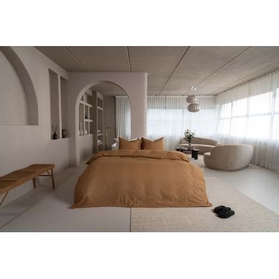 Bettwäsche KAYORI "Rui", gold, B/L: 135cm x 200cm, , Renforcé (Bio-Baumwolle), B/L: 80cm x 80cm, Renforcu00e9 (Bio-Baumwolle), Obermaterial: 100% Baumwolle, Bettwäsche, Bio-Baumwolle Image