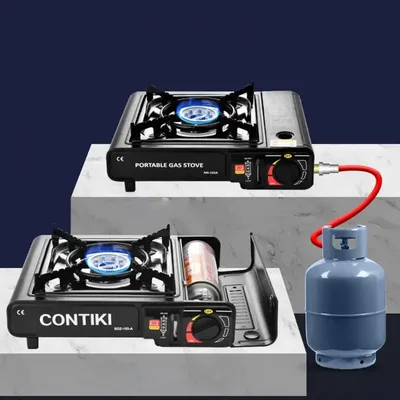 2,9 KW Camping Herd Dual-use-Outdoor Herd Wilden Überleben Kochen Picknick Gas Brenner Camping Herd Brenner Herd BBQ gas Herd