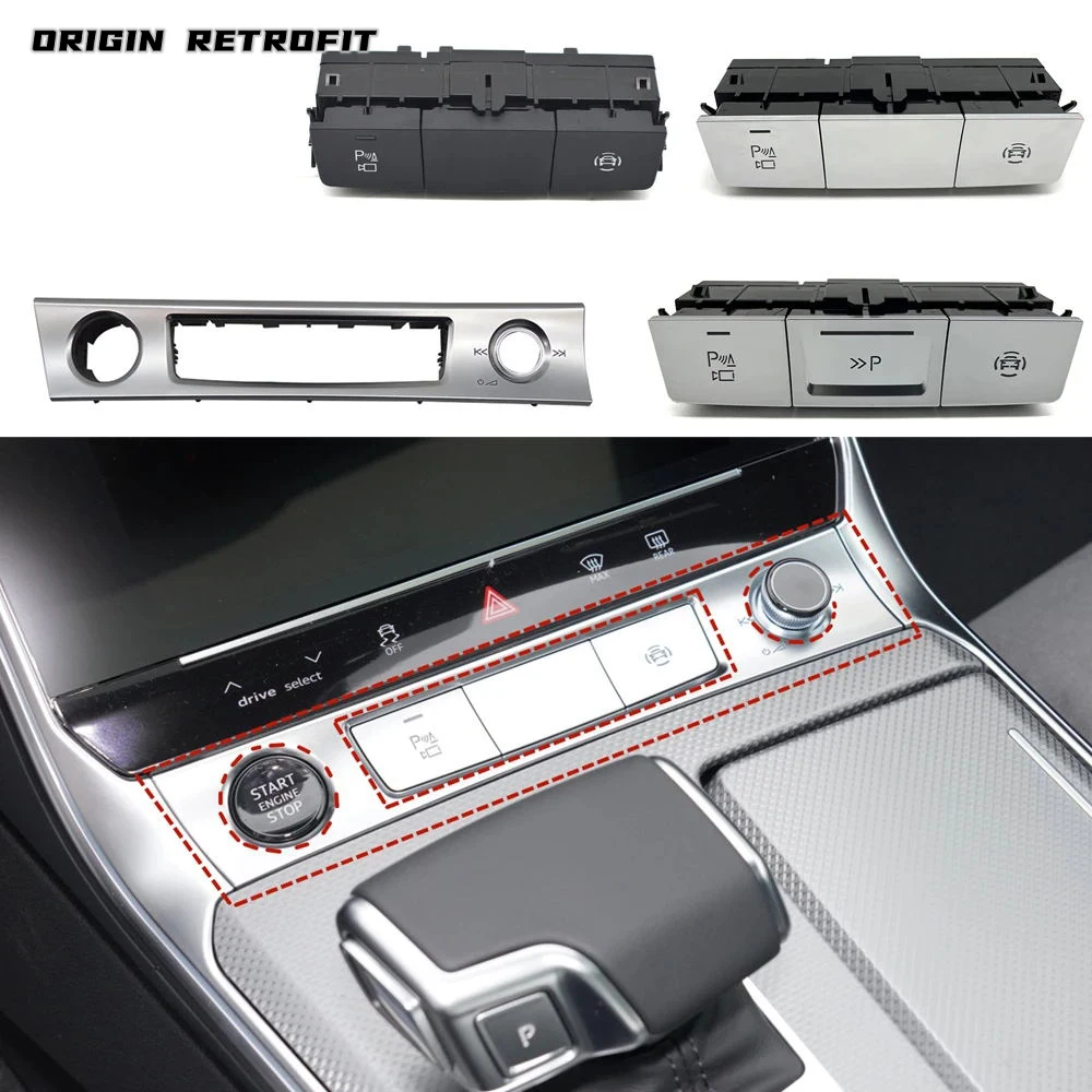 4 n0 959 673 f für audi a6 c8 a7 Schalter taste pdc Einparkhilfe Surround View Kamera Schalter Image