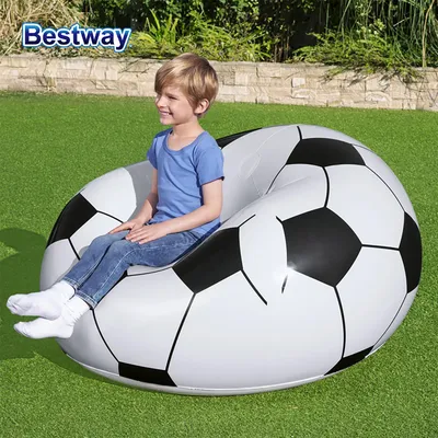 Bestway 75010 Football Chair, Inflatable Football Chair, Inflatable Chair, Inflatable Furniture