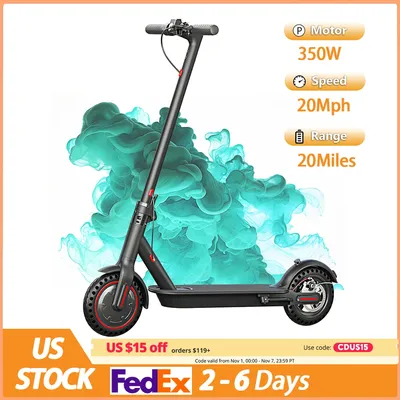 350W Foldable Electric Scooter for Adults Teens,Explosion-proof Tires,Dual Brake System Lightweight