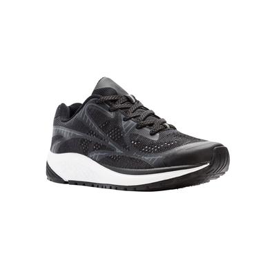 Extra Wide Width Women's Propet One LT Sneaker by Propet® in Black Grey (Size 9 1/2 WW)