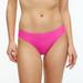 J. Crew Swim | Nwt J. Crew Hot Pink Curved Waist Cheeky Bikini Bottom, Mid Rise, Size Medium | Color: Pink | Size: M