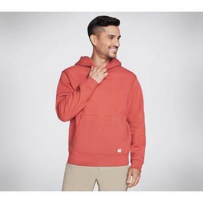 Skechers Men's Skech-Sweats Classic Hoodie | Size 2XL | Brick | Cotton/Polyester