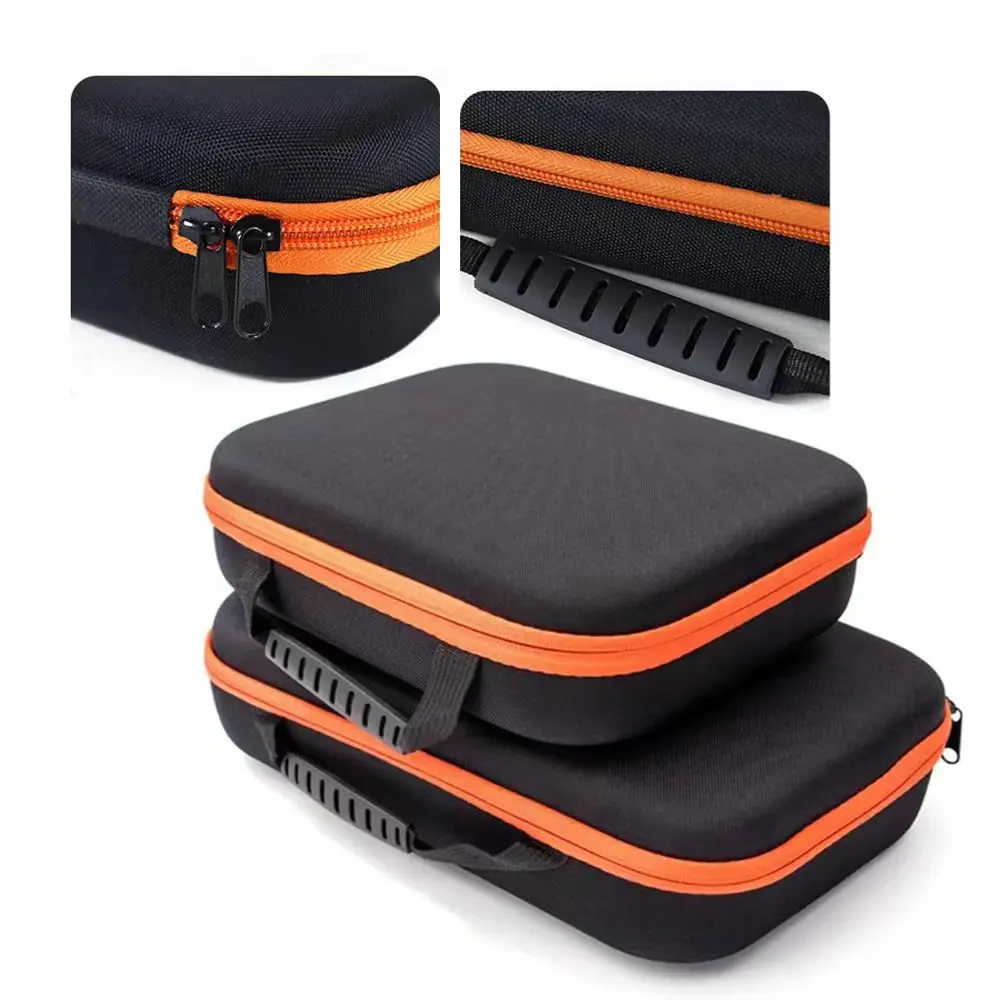 Custodia per attrezzi Borse portaoggetti in EVA impermeabili con custodia da viaggio in schiuma con cerniera per accessori per scatole di kit di attrezzi da trapano Borsa per fotocamera antiurto