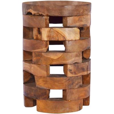 Nachttisch 30x30x45 cm Massivholz Teak Vidaxl