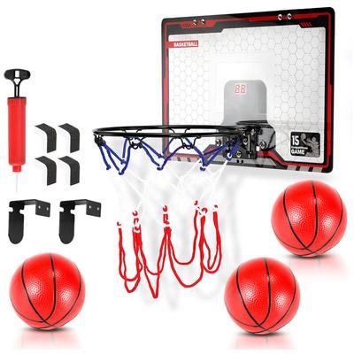 Vingo - Mini Basketballkorb Basketball Korb Set Indoor Kinder mit Elektronische Anzeigetafel