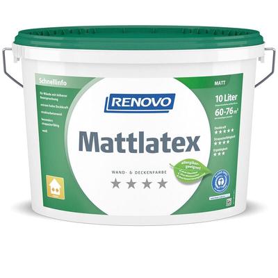 Mattlatex din en 13 300 10,0L weiss - Renovo Image