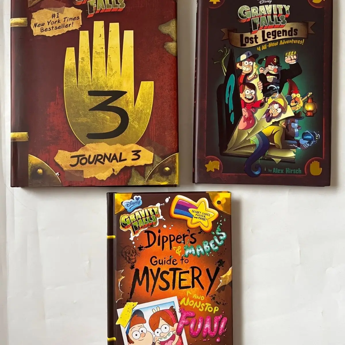 Weird Town 3-Band-Set: Lost Legends + Exploration and Entertainment Guide + Dipper's Diary Englisches Hardcover-Buch Image