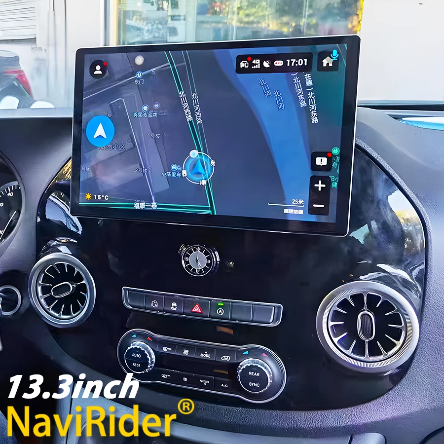 13,3 Zoll Android 13 Bildschirm Für Mercedes Benz Vito 116 W447 2016 Stereo GPS Carplay Navigation Auto Radio Multimedia video Player Image