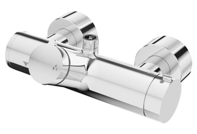 Schell Aufputz-Duscharmatur VITUS VD-T/o Auf/Zu, Thermostat, Anschl. oben, chrom, 016020699 016020699 Image