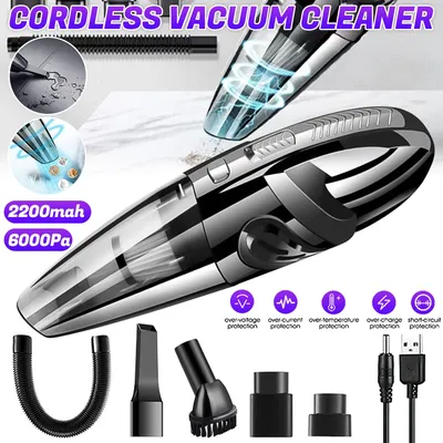 Wireless Handheld Vacuum Cleaner USB Charging Car Vacuum Cleaner Portable Wet&Dry Handheld strong