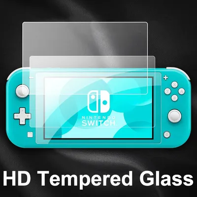 Switch Lite HD Durable Tempered Glass Film Screen Protector, NS Switch Lite Anti-Scratch Protective Screen Tempered Glass