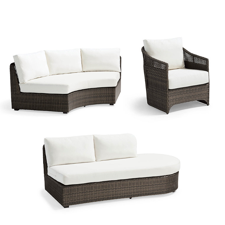 Palma Tailored Furniture Cover - Lounge Chair, Gray - Frontgate