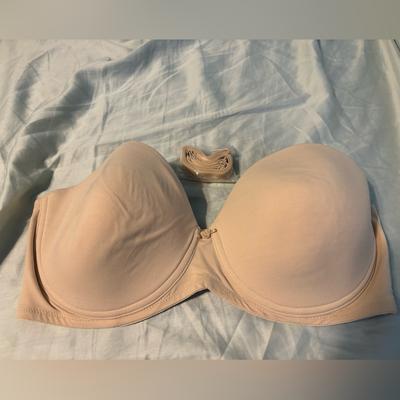 Victoria's Secret Intimates & Sleepwear | Beige/Nude Strapless Victoria’s Secret Bra 36d! Runs Large | Color: Cream/Tan | Size: 36d