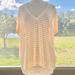 Madewell Tops | Madewell Women's Short Sleeve Stripe T-Shirt Yellow & White Size 2x Nwt | Color: Orange/White | Size: 2x