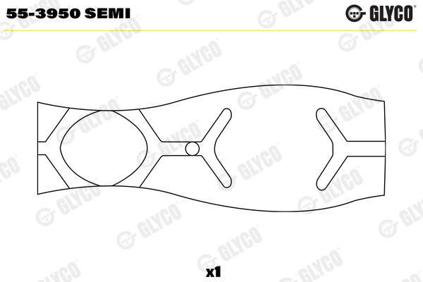 GLYCO Lagerbuchse, Pleuel Universal für DAF 1326711 55-3950 SEMI Image