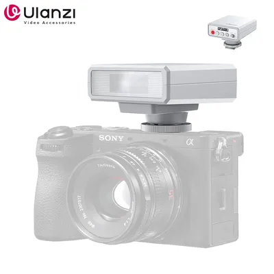 Ulanzi F12 Mini Camera Flash Speedlite 6500K Standard Hot Shoe Mount for Sony Canon Nikon Panasonic Olympus Pentax DSLR Camera